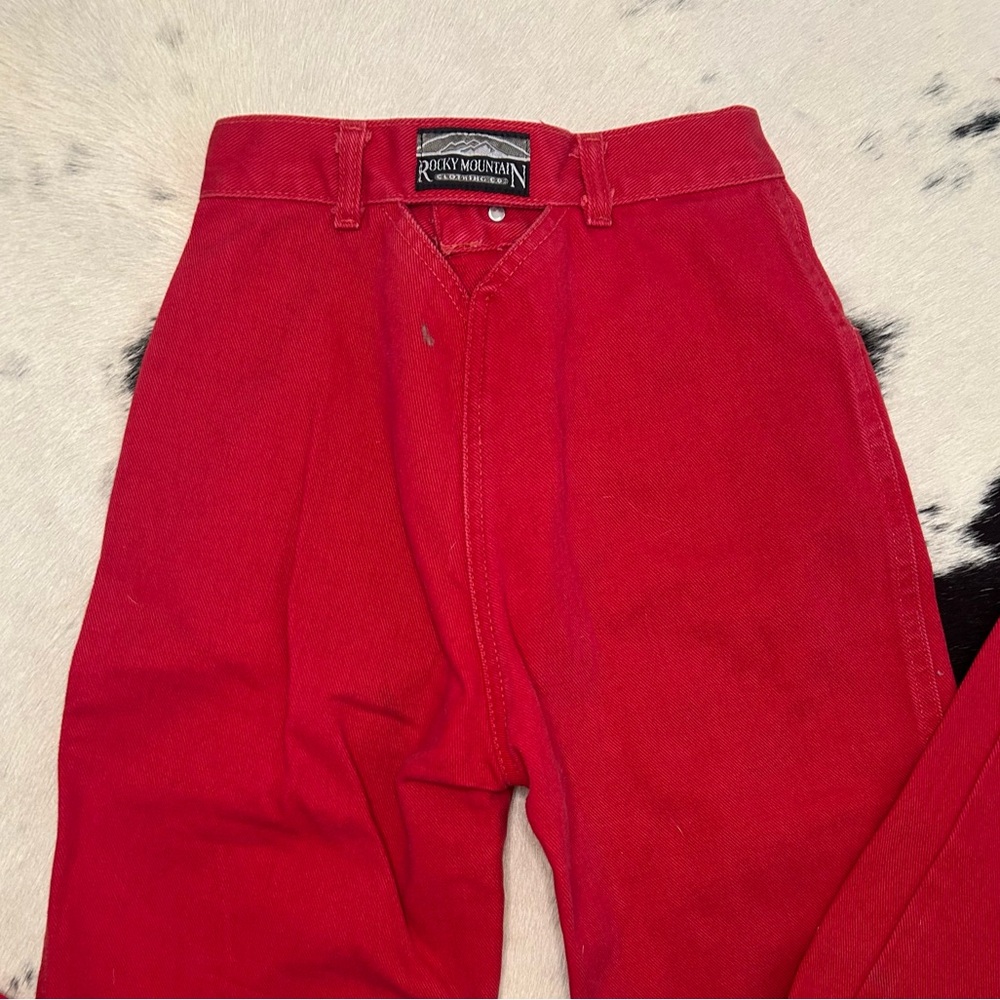 Red Cut-Out Rockies Jeans